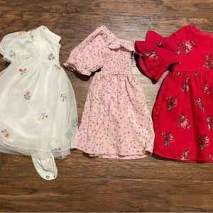 3 baby Girl formal Dresses different brands